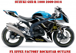 Rockstar Outline for Suzuki GSX-R 1000 2009-2016